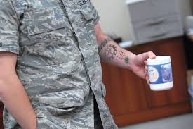 Marines are allowed to have tattoos anywhere on the chest, back, torso, upper arms, upper thighs, and groin area. Air Force Relaxes Tattoo Policy Allows Sleeves Military Com