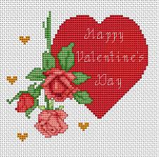 19,5 cm x 14,5 cm / 150x110 squares stitched on 20 ct. Valentine S Day Hearts Cross Stitch Pattern Cross Stitch Heart Cross Stitch Christmas Cards Free Cross Stitch