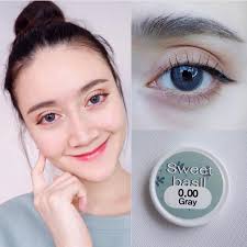 💥Instock “Sweet basil gray “ Diameter 14.50 mm effect 15 mm Degree 00‼️  Water content 42% UV protect Useable 1 month ‼️ 1 pair $12 2 pairs $22 3  pairs $35 free