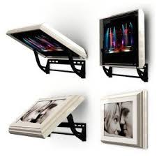 Does anyone have any information on that mounting system? Amazon Com Flip Around Tv Mount For The Flat Screen 40 To 42 Tv With A Dark Stained Wood Frame Electronics Home Wall Mounted Tv Mounted Tv