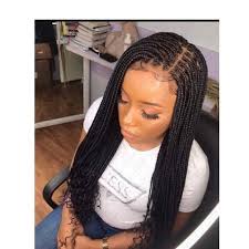 Black And Grey Bohemian Box Braids Bohemian Box Braids Knotless Braids Micro Twists Micro Braids Cornrow Wigs Cornrows Wig Passion Tribal Braids Wig For Black Women Short Bob In 2020 Micro Braids Hairstyles Braids With Curls Micro