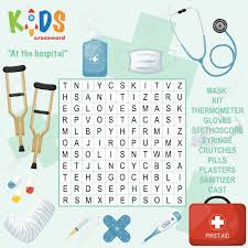 Then you probably can't resist the mystery of a good puzzle. Easy Word Search Crossword Puzzle At The Hospital For Children In Elementary And Middle School Fun Way To Practice Language Comprehension And Expand Vocabulary Includes Answers Royalty Free Cliparts Vectors And Stock