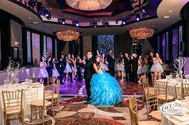 Fabrizio Banquet Hall Is Located At 818 S Main St Las Vegas Nv 89101 Quinceaneras Sweet 16 S Birthday Party Quinceanera Quince Dress Teal Blue Dress