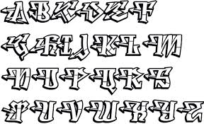 Alte schule graffiti alphabet dekorative buchstaben vandal straße kunst frei . Graffiti Schrift Abc Graffiti Buchstaben A Z Graffiti Schrift Und Bilder