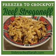 The Best Slow Cooker Ground Beef Stroganoff Recipe Recipe Freezer Crockpot Meals Recipes Slow Cooker Ground Beef