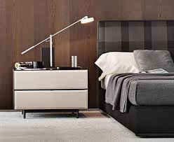 Minotti Chicago Bedside Table Contemporary Modern Bedside Table Wooden Bedside Table