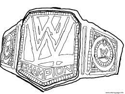 100 best coloring pages of everyone's favorite wrestling. Wwe Belt Coloring Pages Printable