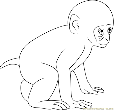 Check spelling or type a new query. Baby Monkey Coloring Page For Kids Free Monkey Printable Coloring Pages Online For Kids Coloringpages101 Com Coloring Pages For Kids