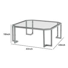 We did not find results for: Benjara Glass Top Coffee Table With Clipped Corner And Metal Tube Base Silver Wayfair