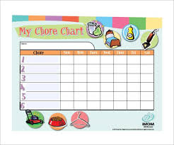 weekly chore chart template 11 free word excel pdf