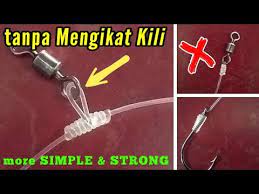Video cara ikat kail pancing mp3 & mp4. 16 Double Hooks Without Tying Swivel Simpul Pancing Bercabang 2 Kail Tanpa Ikatan Kili Youtube Kili Pancing Peralatan Memancing