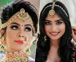 .pakistani indian hair style, hairstyle for indian women, asian bridal hairstyle, south indian, bridal hairstyles, parties, party hairstyle, marriage, shaadi, how bridal dupatta setting styles, maang tikka, puff, how to put a hair doughnut in thick layered medium hair, easy hairstyles, hijabi, heavy dupatta. Best Bridal Hairstyles To Compliment Your Maang Tikka Or Matha Patti