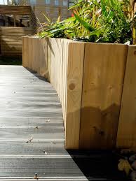 New timber is a more affordable option but it may lack that rustic appearance that makes them so popular in garden landscaping, although you can add your own treatment to create a contemporary or traditional finish. Railway Sleepers Laid Vertically For Cost Effective Raised Beds Contemporary Garden London By Georgia Lindsay Garden Design Houzz Uk