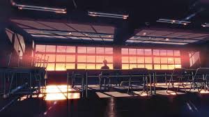 Download animated wallpaper, share & use by youself. School Classroom Makoto Shinkai Lonely Sunlight 5 Centimeters Per Second Desks Chill Wallpapers Hd Desktop And Mobile Backgrounds