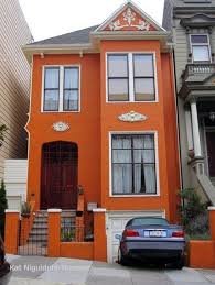 Why settle for basic colour schemes on the outside when you can experiment with the best colour combination for house exteriors? 35 Ideas House Colors Exterior Peach For 2019 Orange House Exterior House Colors House Colors