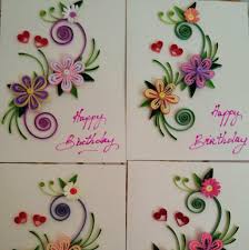 Start by die cutting a shape into card then wrap a strip of quilling paper several times around the outside. Paper Quilling Greeting Cards Home Facebook