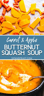 Roasted Butternut Squash Soup Is The Perfect Cold Weather Comfort Soup W Vegan Butternut Squash Soup Butternut Squash Recipes Soup Butternut Squash Soup Easy