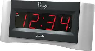 Equity by la crosse clock. Best Buy Equity By La Crosse Insta Set Digital Alarm Clock Silver 40009
