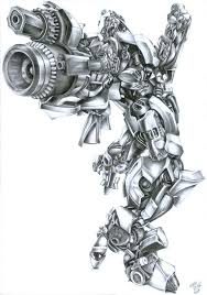 Other drawings are in various scales: Transformer Sketch Transformers Art Drawings Bumblebee Drawing