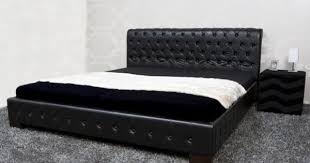 Lit Capitonne Magnum Noir 180 Cm