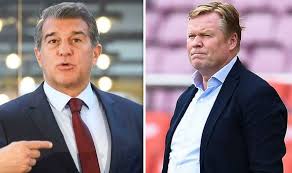 Ronald koeman ist der vater von ronald koeman jr. Barcelona News Joan Laporta Has Decided On Ronald Koeman Replacement Football Sport Express Co Uk