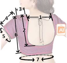 Blouse Measurement Chart In Telugu Foto Blouse And Pocket