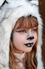 White Wolf Wolf Makeup Costume Spirit Hoods The Arbitrary Fox Wolf Costume Wolf Makeup Halloween Makeup Inspiration
