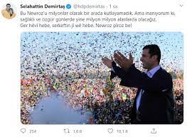 In the joint statement of the newroz committee, it was stated, we wish everyone a happy newroz, which has become the feast of resurrection for all oppressed peoples of the world!. Selahattin Demirtas Tan Newroz Mesaji Ger Hevi Hebe Serkeftin Ji We Hebe