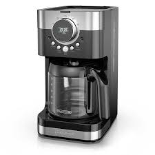 Black And Decker Coffee Pot Replacement White Black Decker Select A Size Easy Dial Programmable Coffee Maker Stainless Steel Black Cm4200s Walmart Com Stainless Steel Coffee Maker Coffee Maker Black Decker
