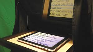 The loop function is great for practice. Diy Tablet Teleprompter Videomaker
