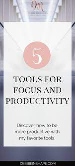 You turn off your distractions and work in a sprint of 25 minutes, and after that, you take a. 5 Awesome Tools For Focus And Productivity You Need Right Now Debbie Rodrigues