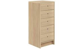 Featuring spacious drawers with wooden knobs, this strong and sturdy piece will effortlessly store your little one's belongings and last their lifetime. Buy Habitat Malibu 5 Drawer Tallboy Beech Effect Chest Of Drawers Argos