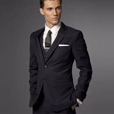 Costume enfant pour mariage noir. Costume De Marie Pour Hommes Costume De Mariage Raye Smoking Du Marie 3 Pieces Costume De Mariage Noir 2019 Aliexpress