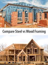 A lot of studs are now made from recycled materials, which cut down costs when. Compare 2021 Average Steel Vs Wood House Framing Costs Pros Versus Cons Of Steel And Wood House Framing Price Comparison
