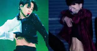 É a foto de um homem coreano a bater seis milhões de curtidas mais rapidamente no app, segundo o site allkpop. Jimin And Jungkook Both Exposed A Little More Skin Than Usual At Their Rose Bowl Stadium Concert Koreaboo