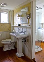 A New England Bathroom In 2020 Farm Style Bathrooms New England Style New England Farmhouse