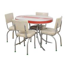 At formica corporation, we continually strive to create innovative products that promote a healthier environment to support sustainable design. 90 Off Vintage Extendable Formica Top Aluminum Kitchen Table And Chairs Tables