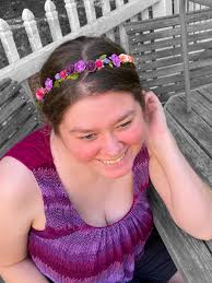 ellaslovelycreations Anna Frozen Flower Crown, Anna Flower Crown, Frozen Flower Crown, Anna Floral Headband, Frozen Floral Headband, Modeled by Julia