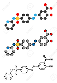 Sulfasalazine Drug Molecule Used In Treatment Of Rheumatoid Royalty Free Cliparts Vectors And Stock Illustration Image 32648625