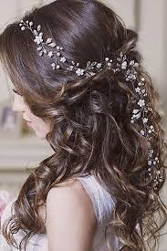 25 Rustic Elegant Wedding Ideas You Will Love Bridal Hair Vine Hair Vine Wedding Wedding Hair Side