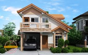 Making the decision between getting a one or a two storey house can be a this two story house design is the perfect size for a growing family or for those who are looking for a more spacious property for the family. Two Story Contemporary House Plan With Open To Below Pinoy House Designs Pinoy House Designs