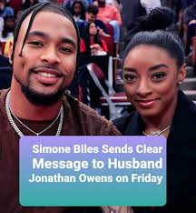 ❤️❤️❤️ The GOAT Simone Biles and husband Jonathon Owens, who plays for the  Chicago Bears, have been each other's biggest cheerleaders, navigating a  unique life where both are athletes excelling in their