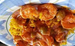 Add tomatoes and simmer for 15 min. Shrimp Creole Camarones A La Criollo Recipe Recipezazz Com