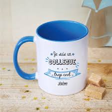 Mug Collegue Trop Cool Cadeau Personnalise Au Travail Fete Des Peres Cool Cadeau Collegue