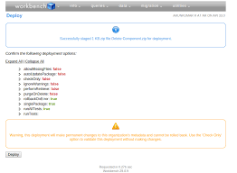 Salesforce Kings Deleting Components From Production Or Destructive Changes Using Workbench In Salesforce