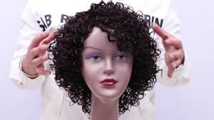 Amazon.com : HUA Short Wigs for Black Women Human Hair Ombre Color Kinky  Curly Short Brown Wig with bangs Brazilian Colored Curly Human Hair Wig  None Lace Front Wigs Glueless : Beauty