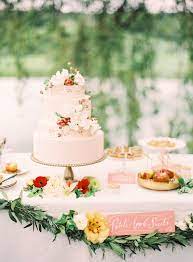 Lovely Dessert Table With Gorgeous Cake And Apple Sweets Gluten Free Wedding Cake Wedding Desserts Gorgeous Wedding Cake