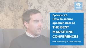 How to get speaker slots at conferences