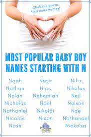 Baby Boy Names That Start With N Unique Baby Boy Names Popular Baby Boy Names Baby Boy Names