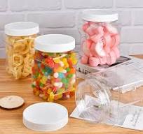 Amazon.com: Aemygo 6 Pcs Plastic Storage Jars with Lids, 27 ...